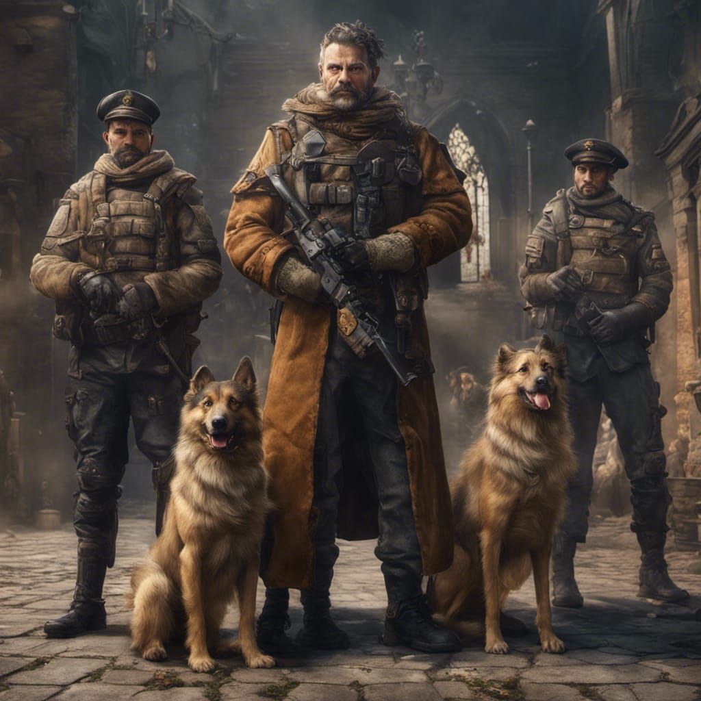 Belgian Tervuren Guard Dog with Protective Superpowers