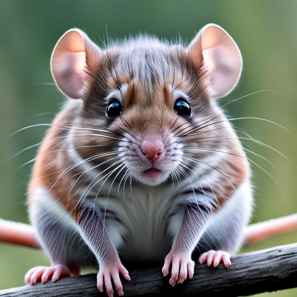 A Cute Mouse Generated by AI
