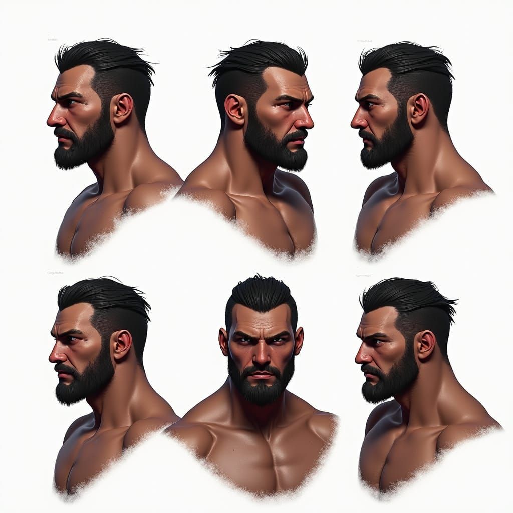 Chiseled Hero in Cinematic Lighting