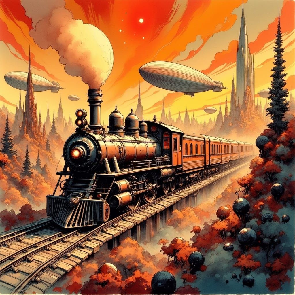 A 1980’s OMNI Magazine Illustration tribute