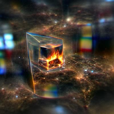 Minimalist Geometric Cube Design