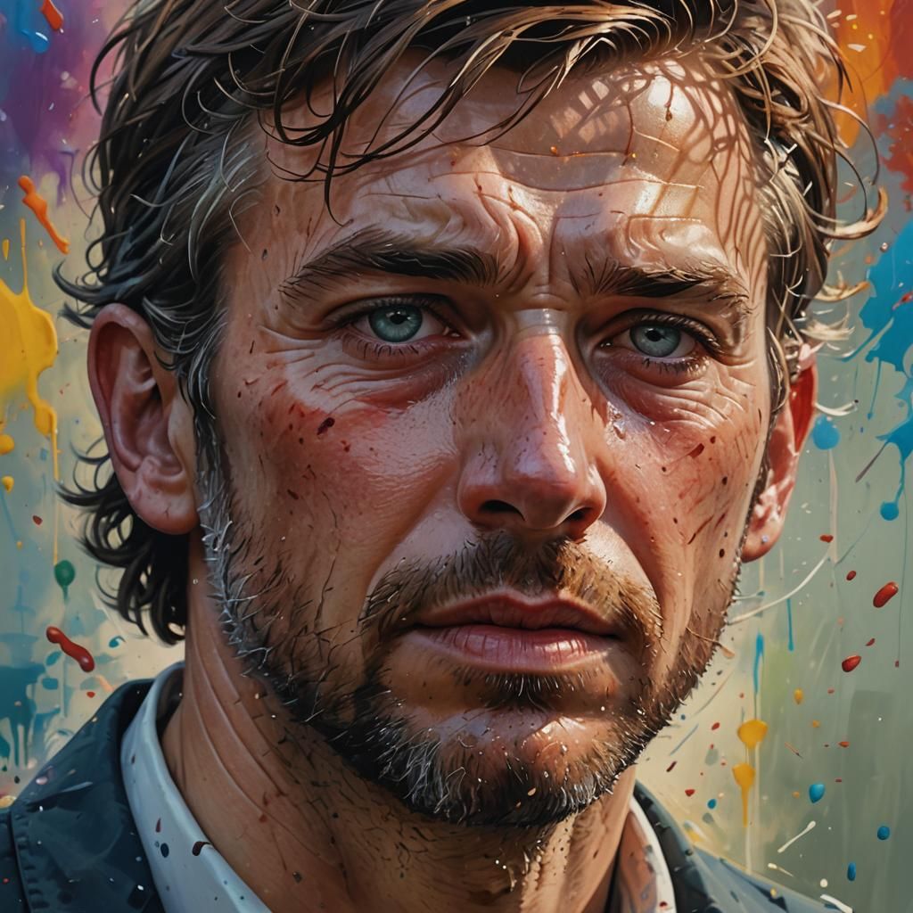 Detailed Portrait of an English Man