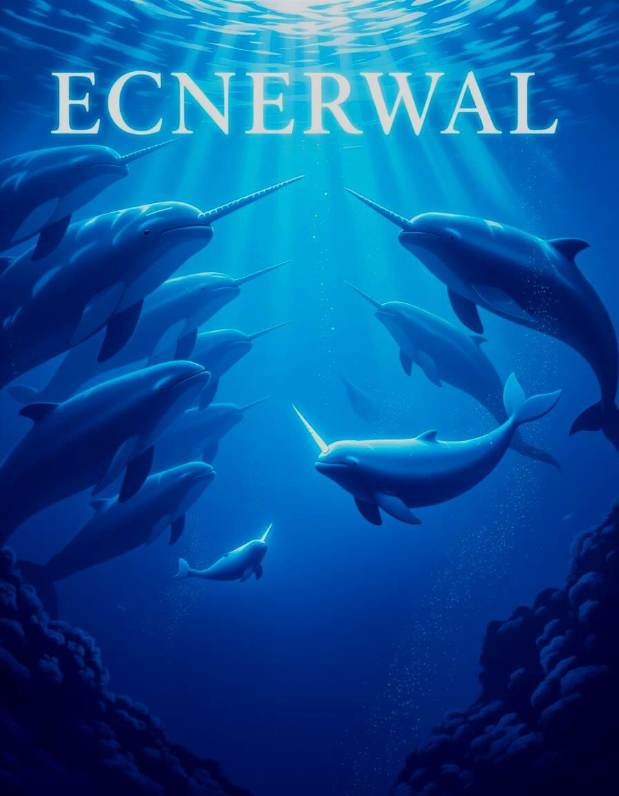 Cinematic Underwater Movie Poster: Ecnerwal