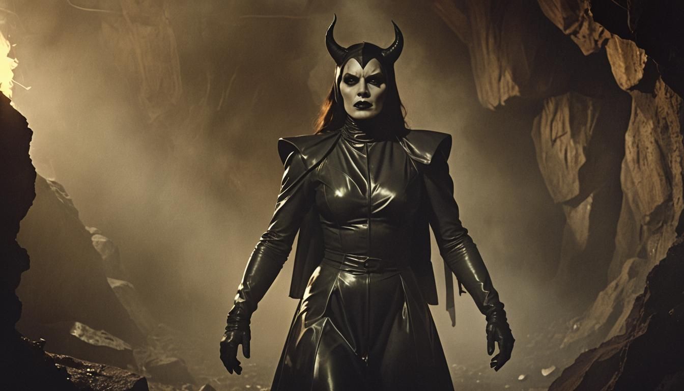 Devil Girl From Mars in German Expressionist Style