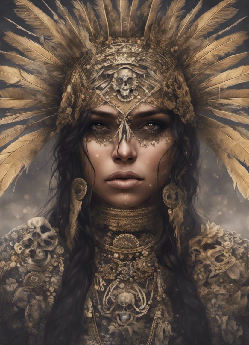 Beautiful Apache Woman