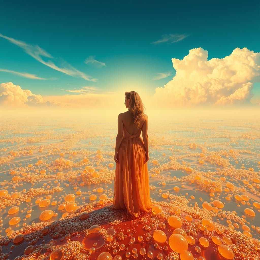 Dreamlike Soda Horizon Inspired Art