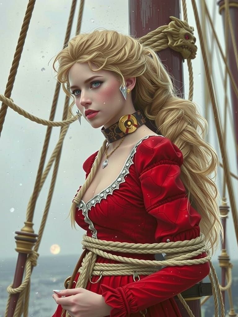 Fantastical Concept Art Scene in Deep Colors