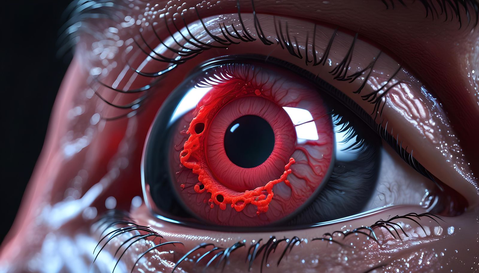 Alien Embryo Emerges in Photorealistic Impressionism