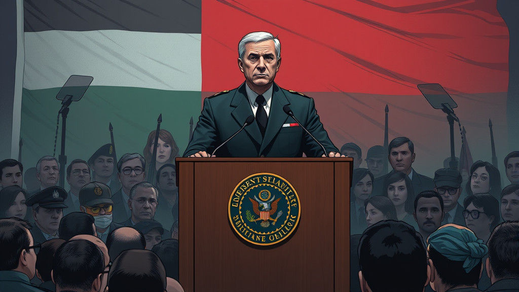 Stern Government Official Addresses Citizens with Honesty