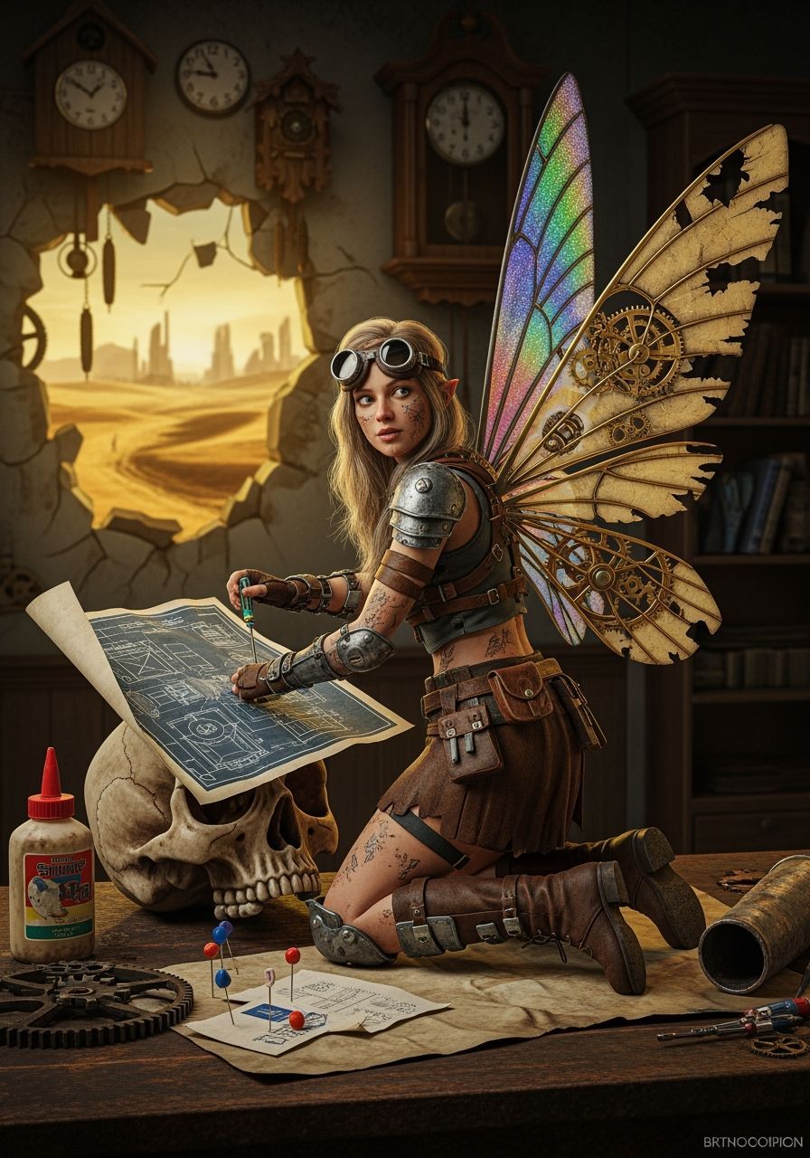 Fairy Mechanic in Ruined Clock Store