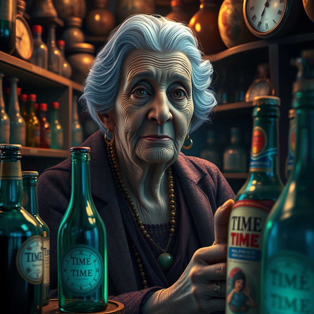 Time Bottle Shop: Fantasy Concept Art