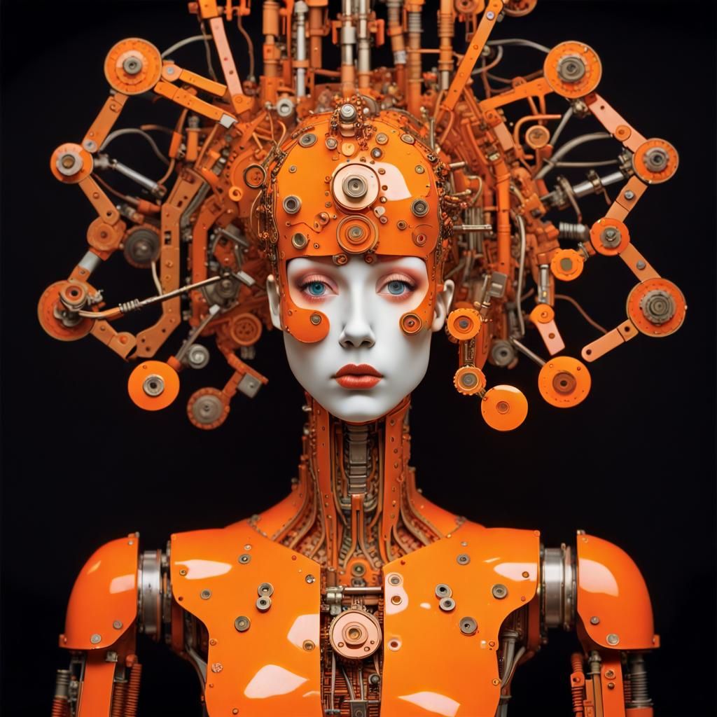 Cybernetic Ghosts in a Post-Apocalyptic Cityscape