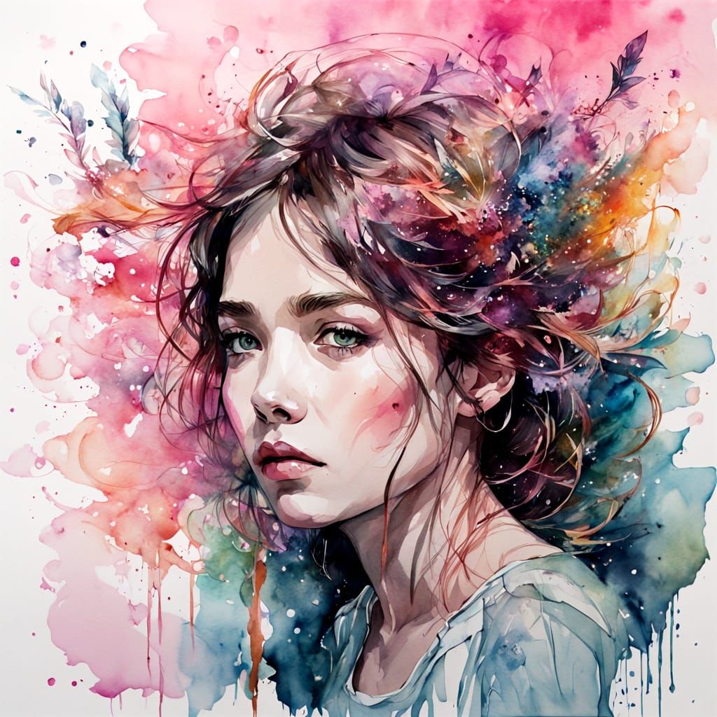 Ethereal Watercolour Sailing to Skye