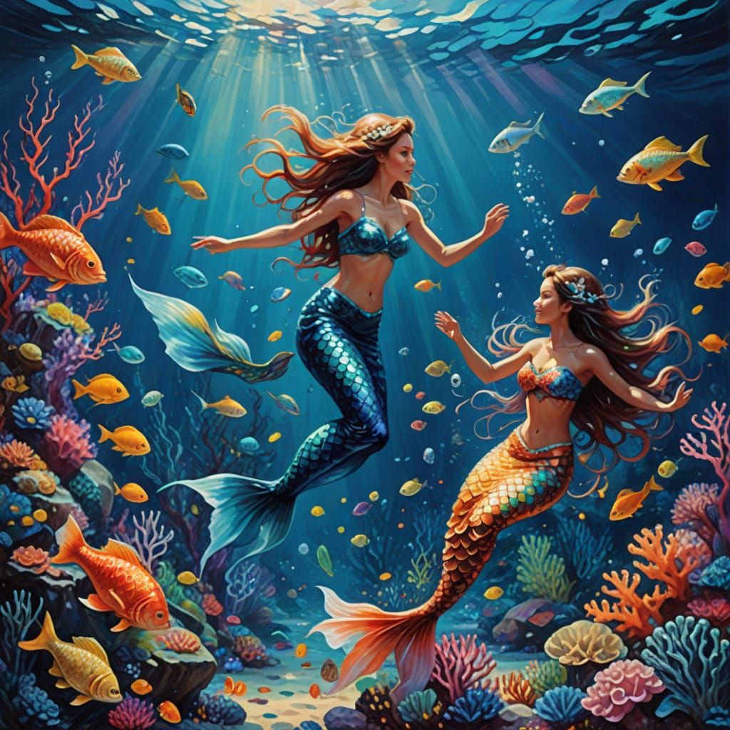 Mermaids Celebrate New Year's Eve in Enchanted Underwater Re...