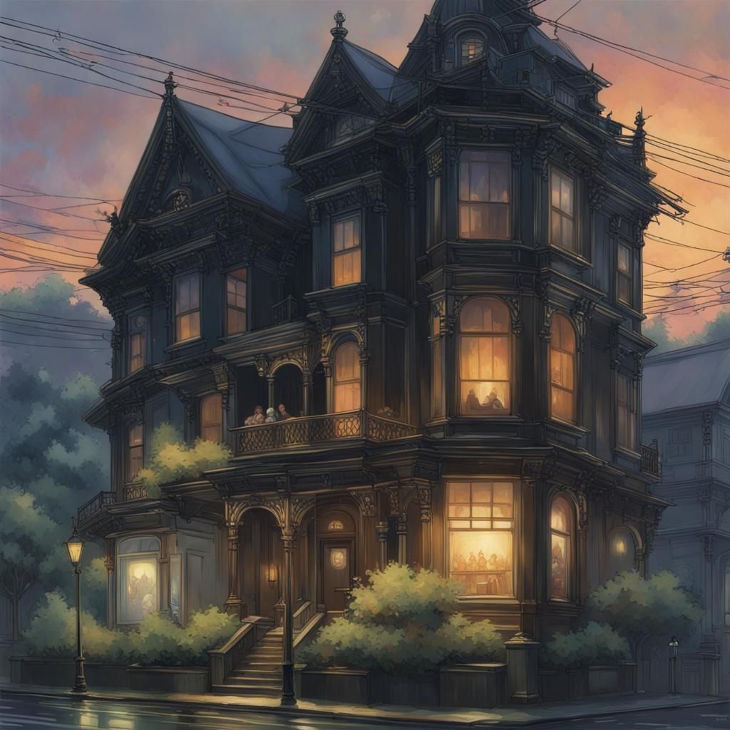 Victorian High Society Mage in Hyperrealistic Style