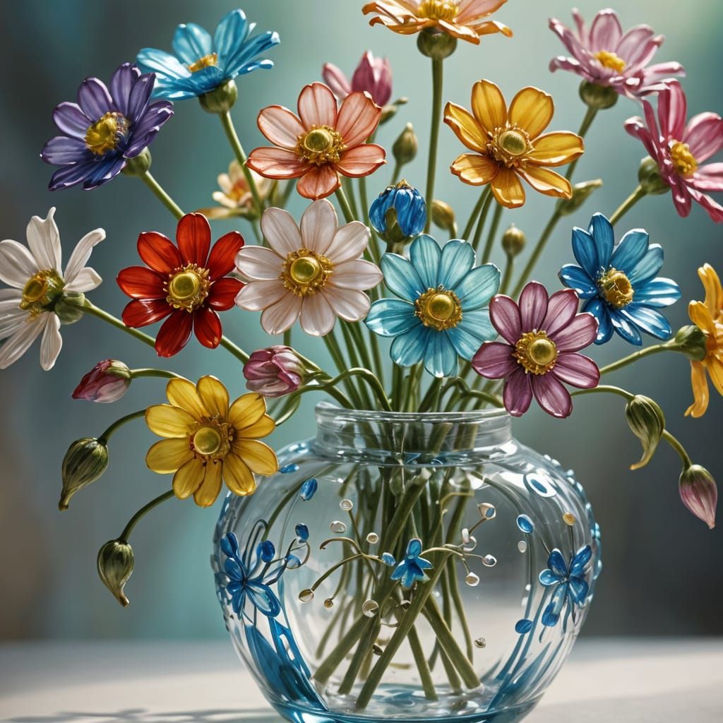 Glass Bouquet