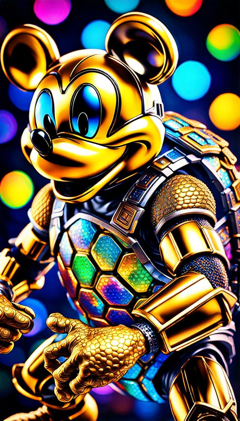 Mickey The Mutant Ninja Turtle