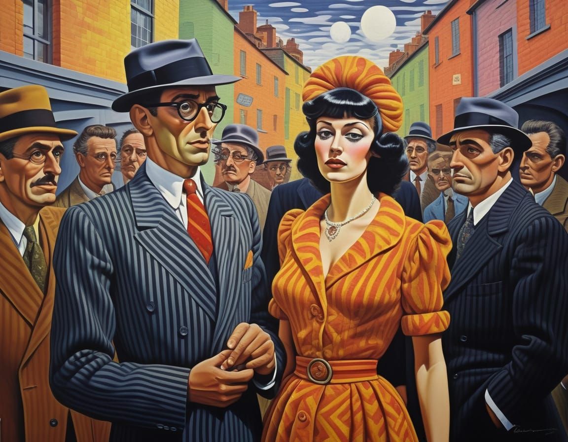 Op Art Dreamscape Inspired by Vasarely and Escher