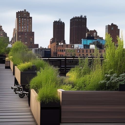 High Line in Chelsea: Digital Matte Painting