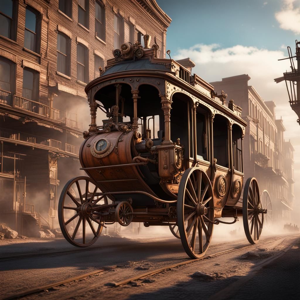 Steampunk Ghost-Carriage