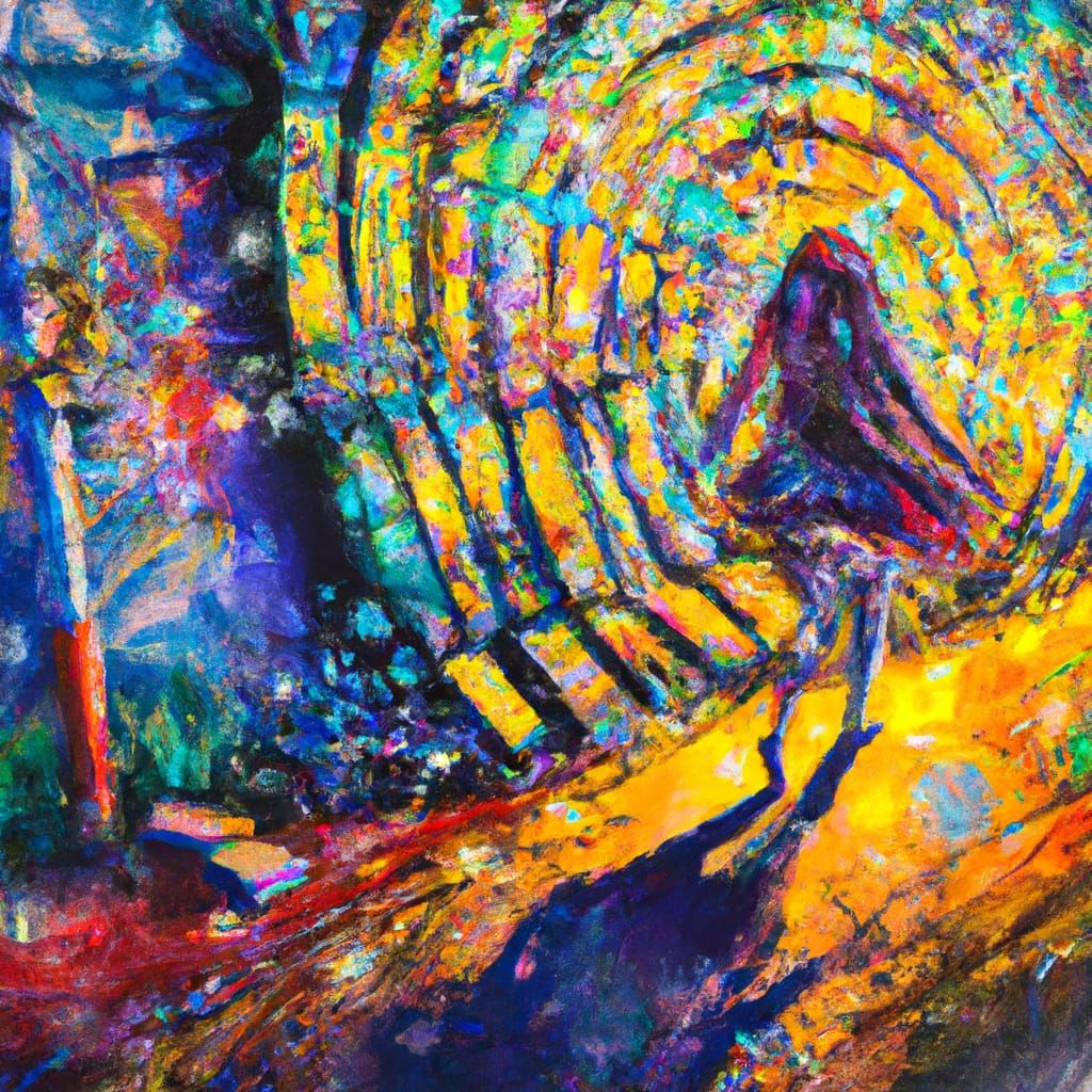 Solstice Spiral Walk: Graffiti Art with Fairy Lights