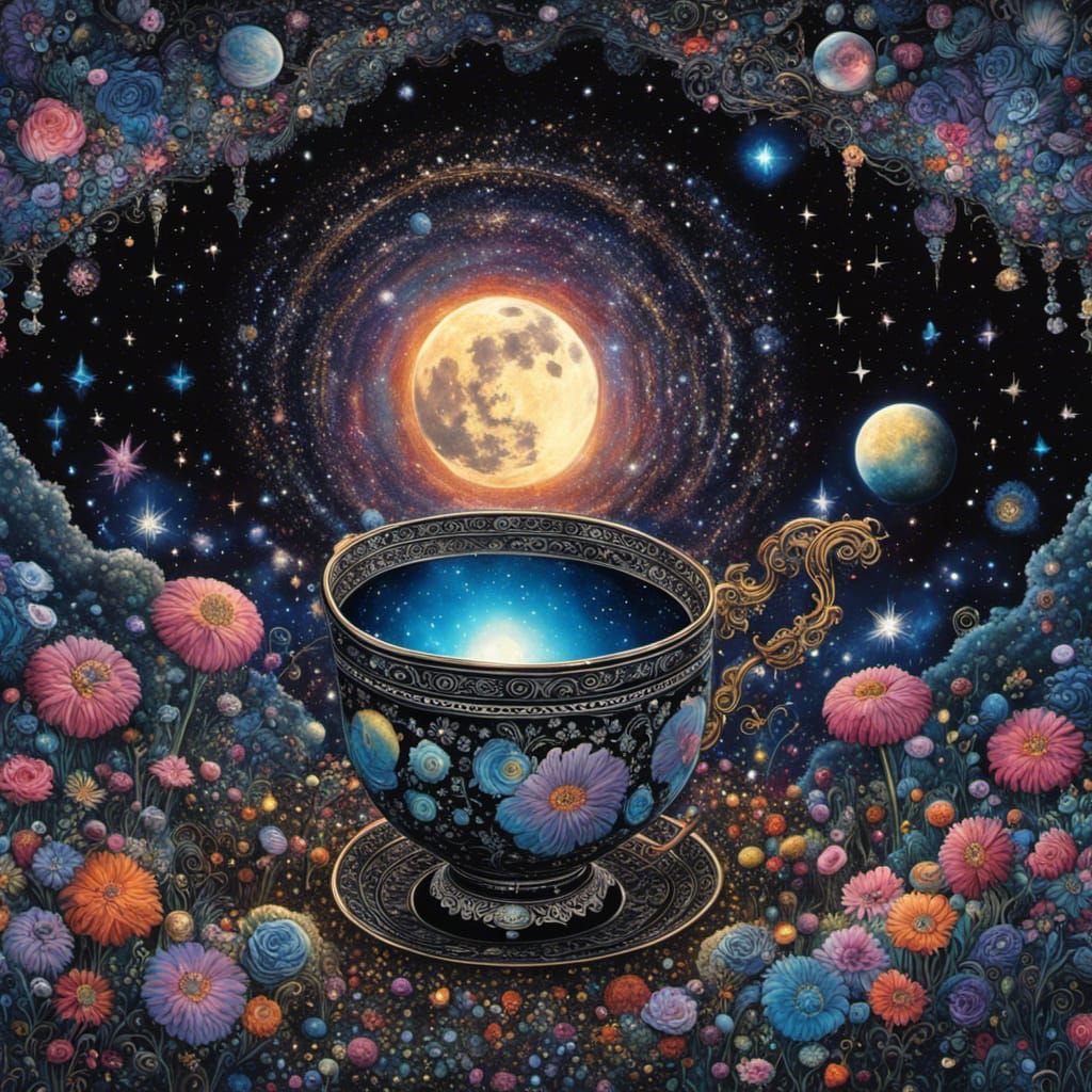 Teacup Cosmos in High Gothic Style