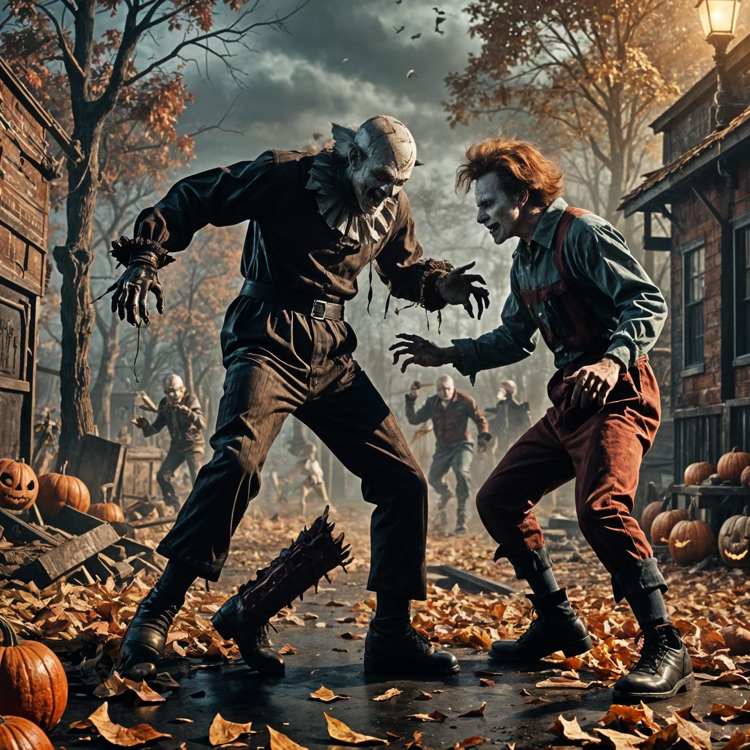 Freddy Krueger vs Pennywise: Halloween Horror Fight
