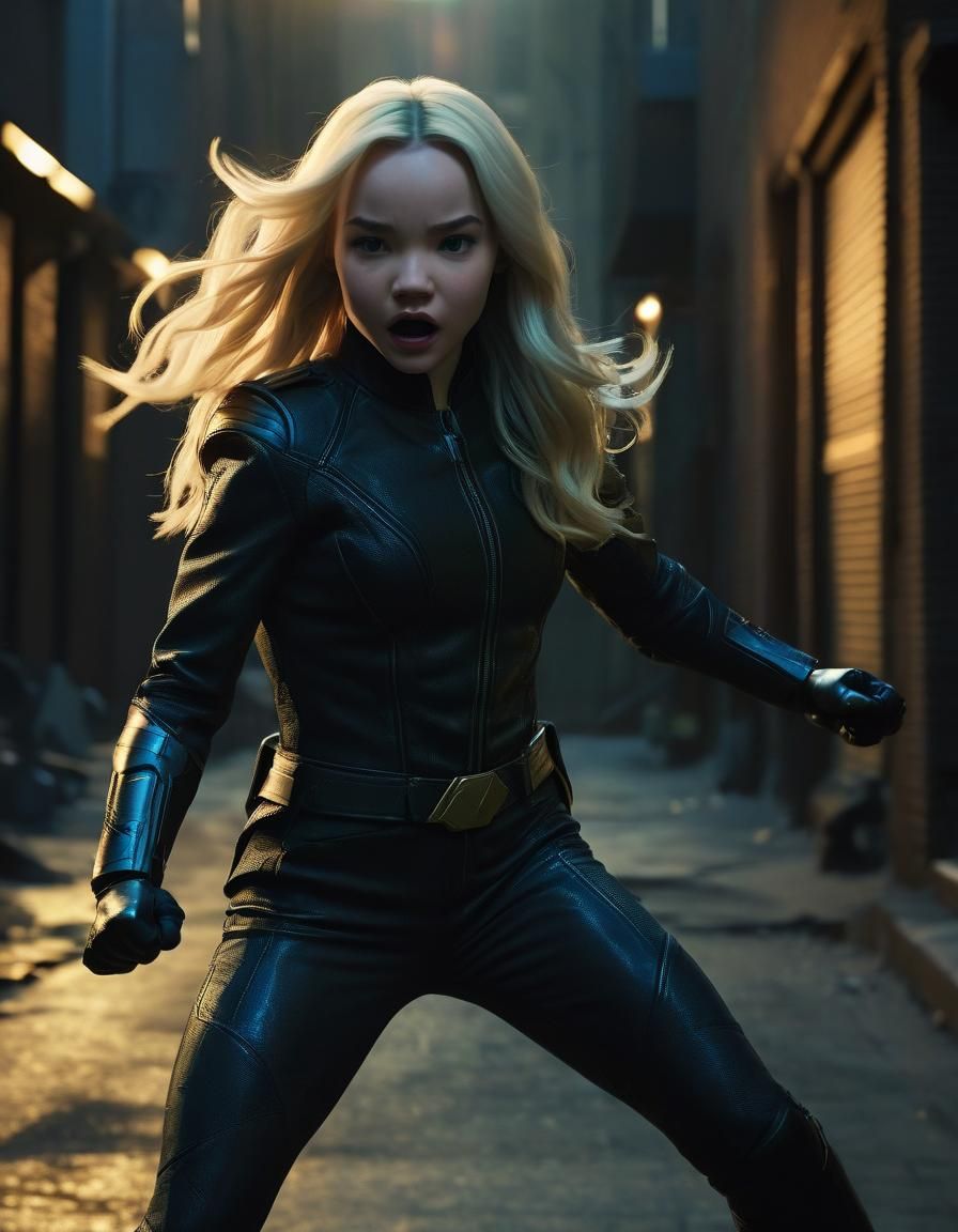 Dove Cameron as DC's Powerful Black Canary in Cinematic Acti...