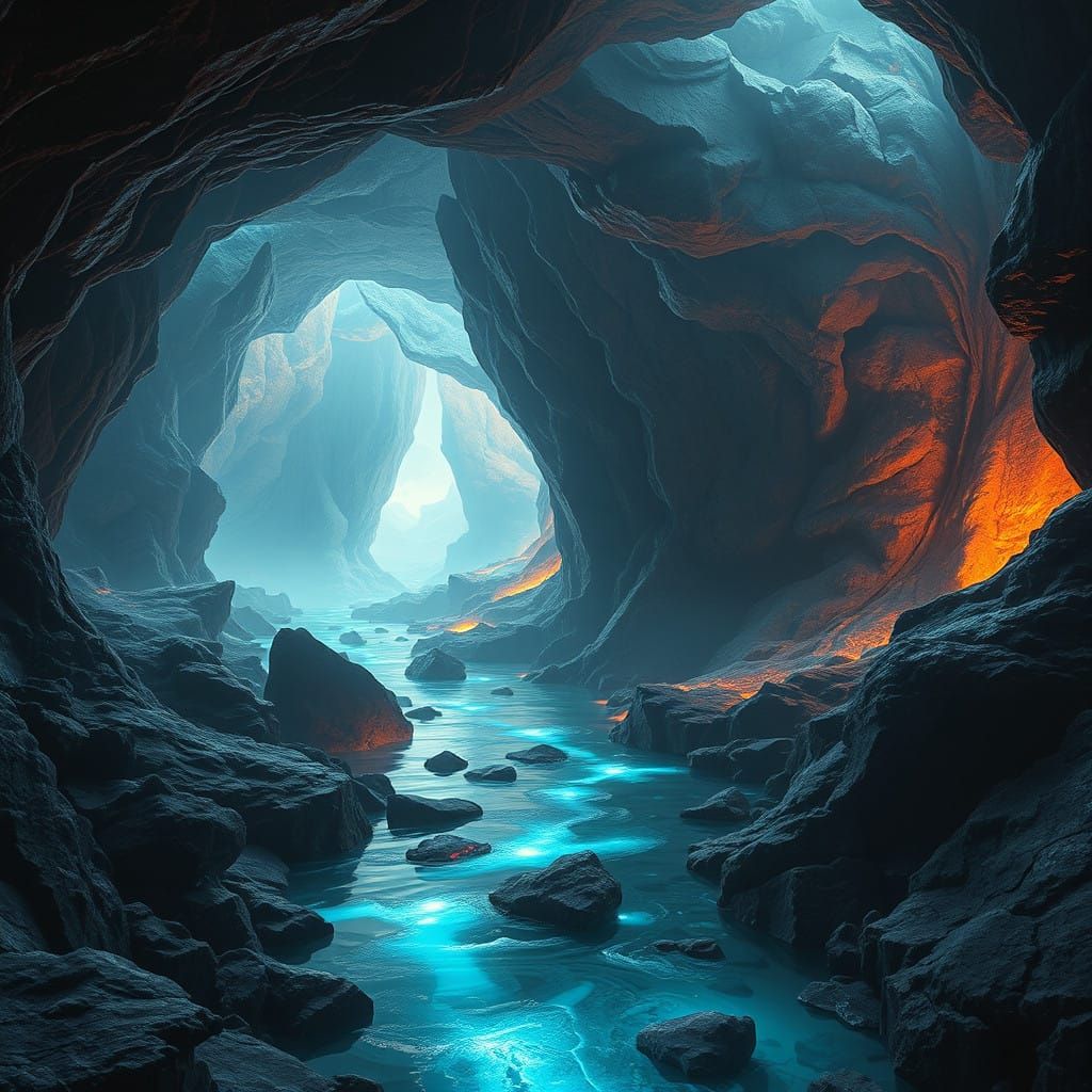Subterranean Luminosity: A Dreamy, Crystal Cavern Stream