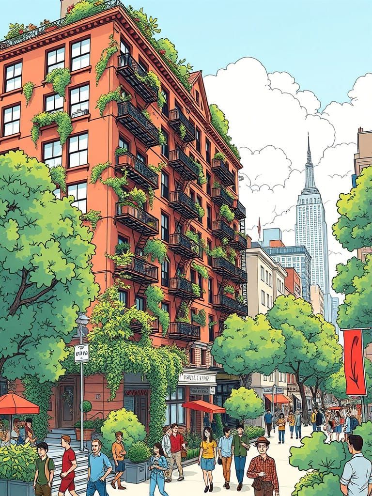 Tin-Tin Inspired NYC Green Oasis