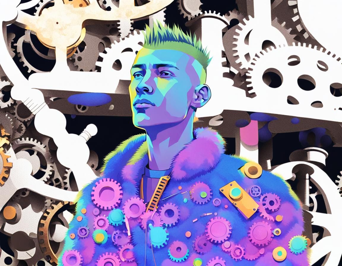 Steampunk Mohawk: Clockwork and Fashion