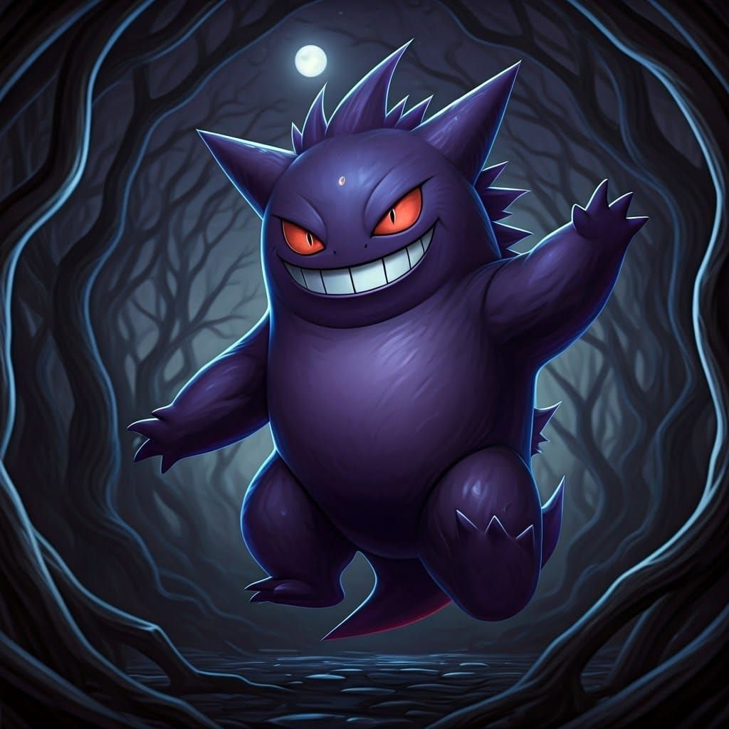 Mysterious Forest Entity with Eerie Aura