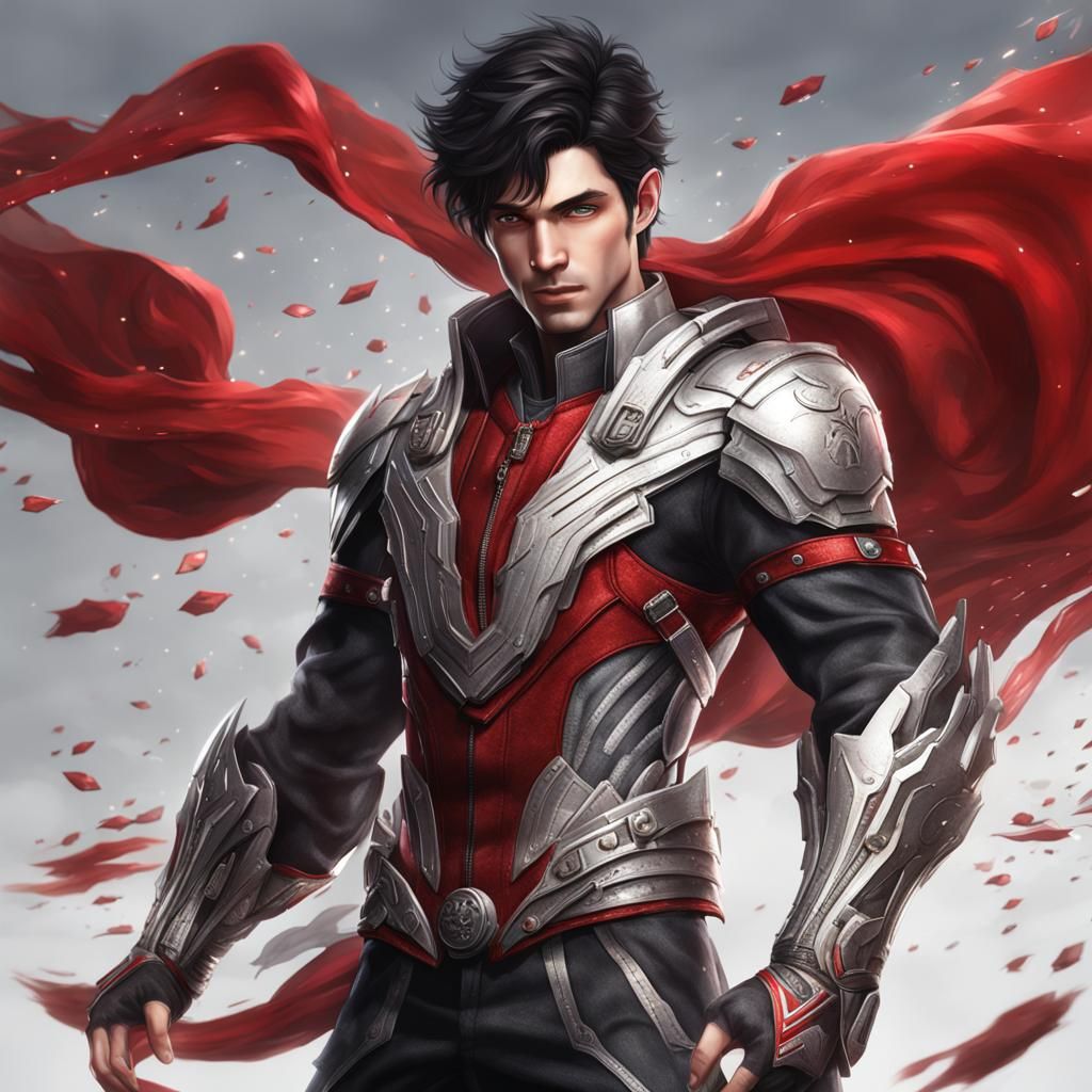 Hyperrealistic Young Male with Gravity Abilities