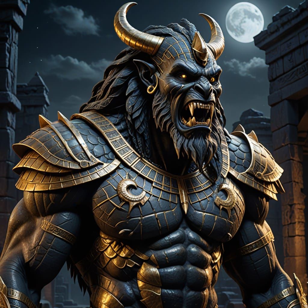 Ancient Egyptian Giant in Jordu Schell Style