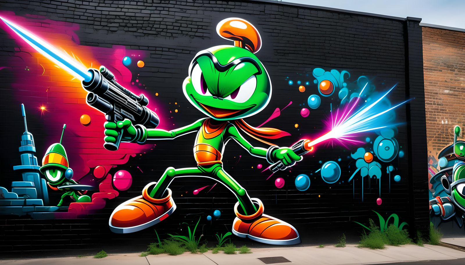 Cartoon Graffiti Art (Continued)