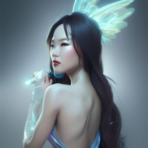 Singer Portrait by Greg Rutkowski and Alphonse Mucha