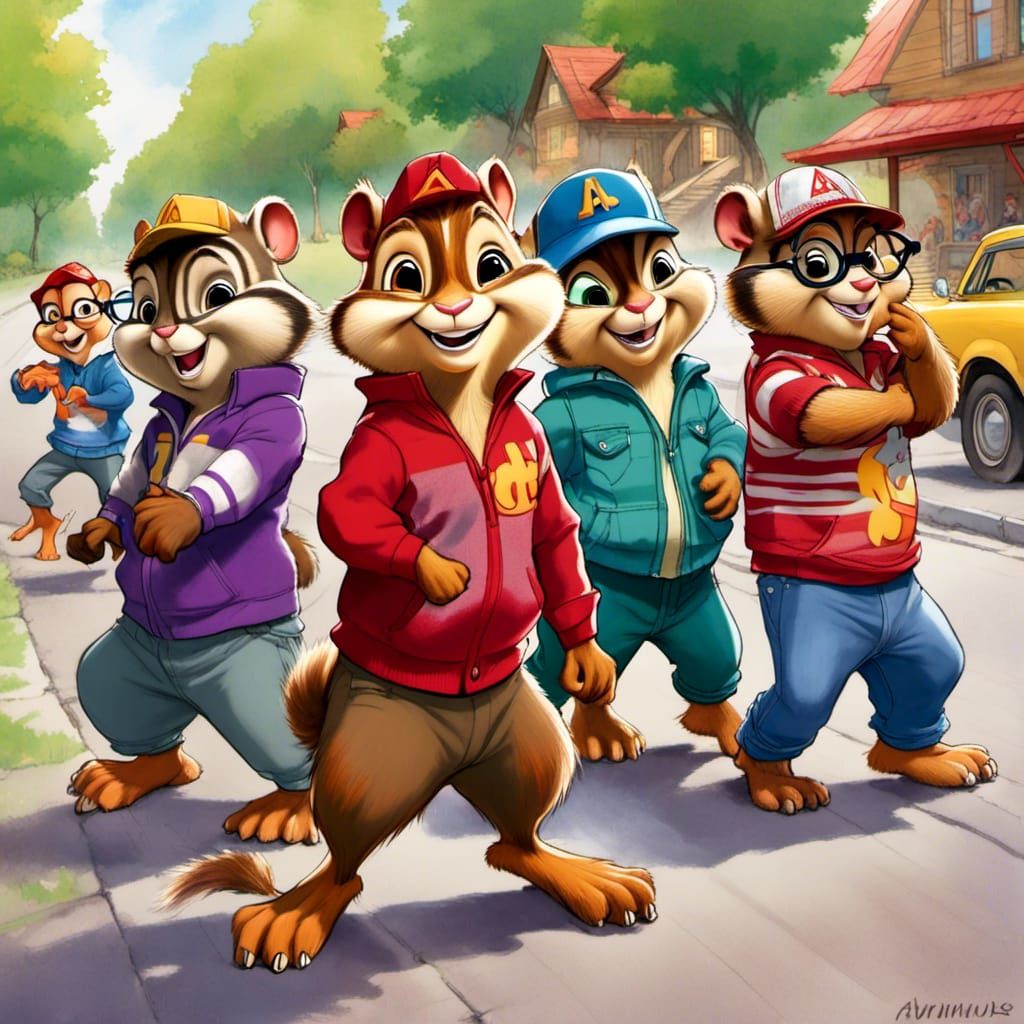 Alvin and the Chipmunks Hoedown with Soft Texture