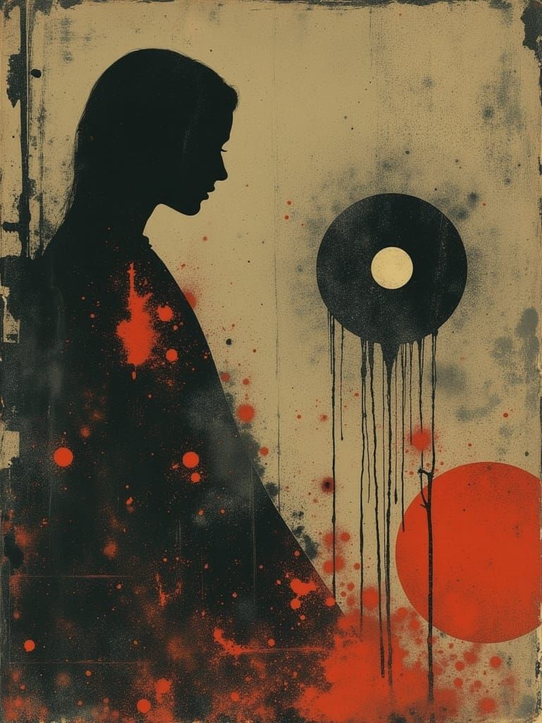 Mysterious Goddess in Dark Portraits Style