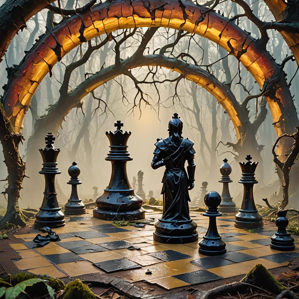 Surreal Unusual Chess Boards Puzzle Art Games Uncanny Valley