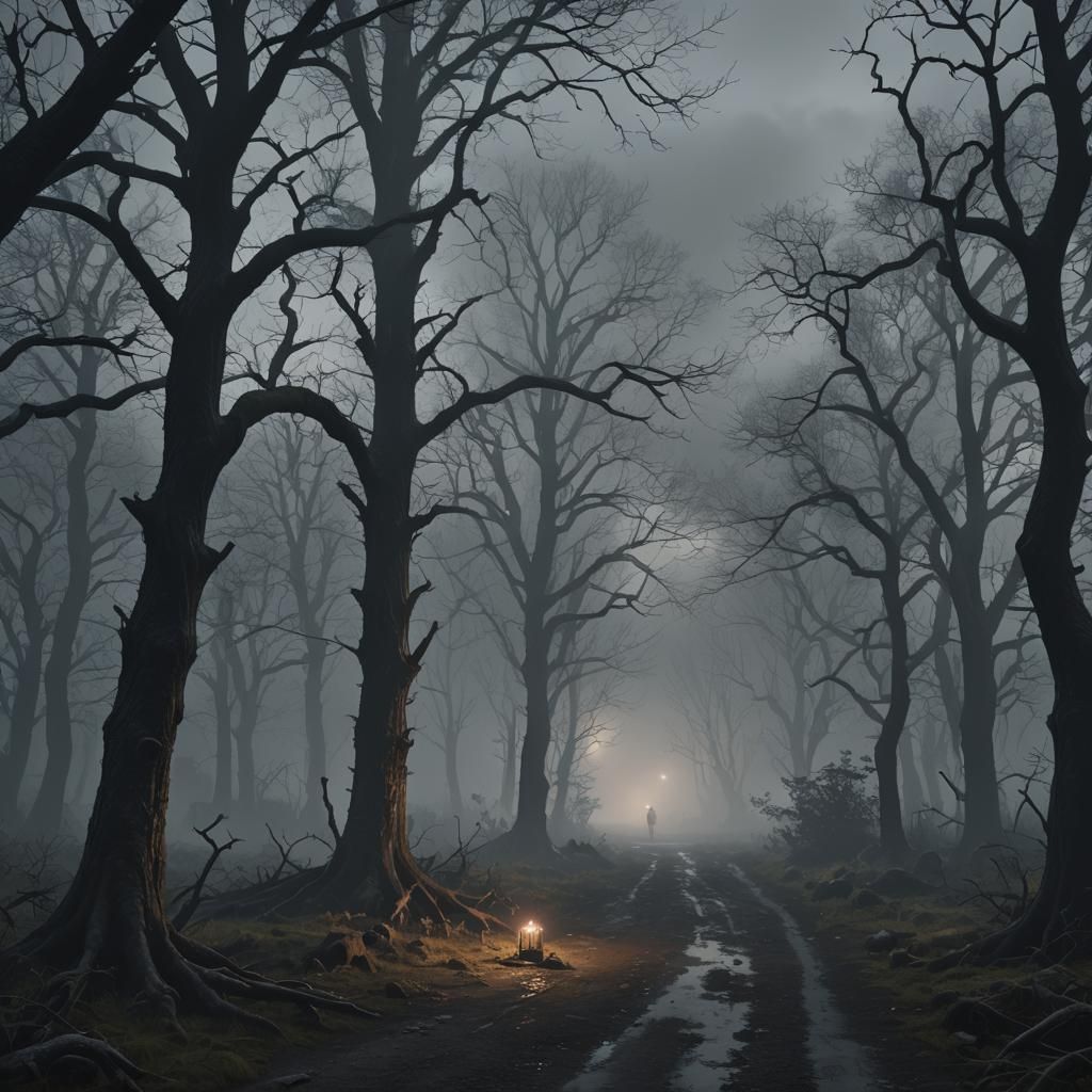 Dark Gloomy Horror Scene in Unreal Engine 5