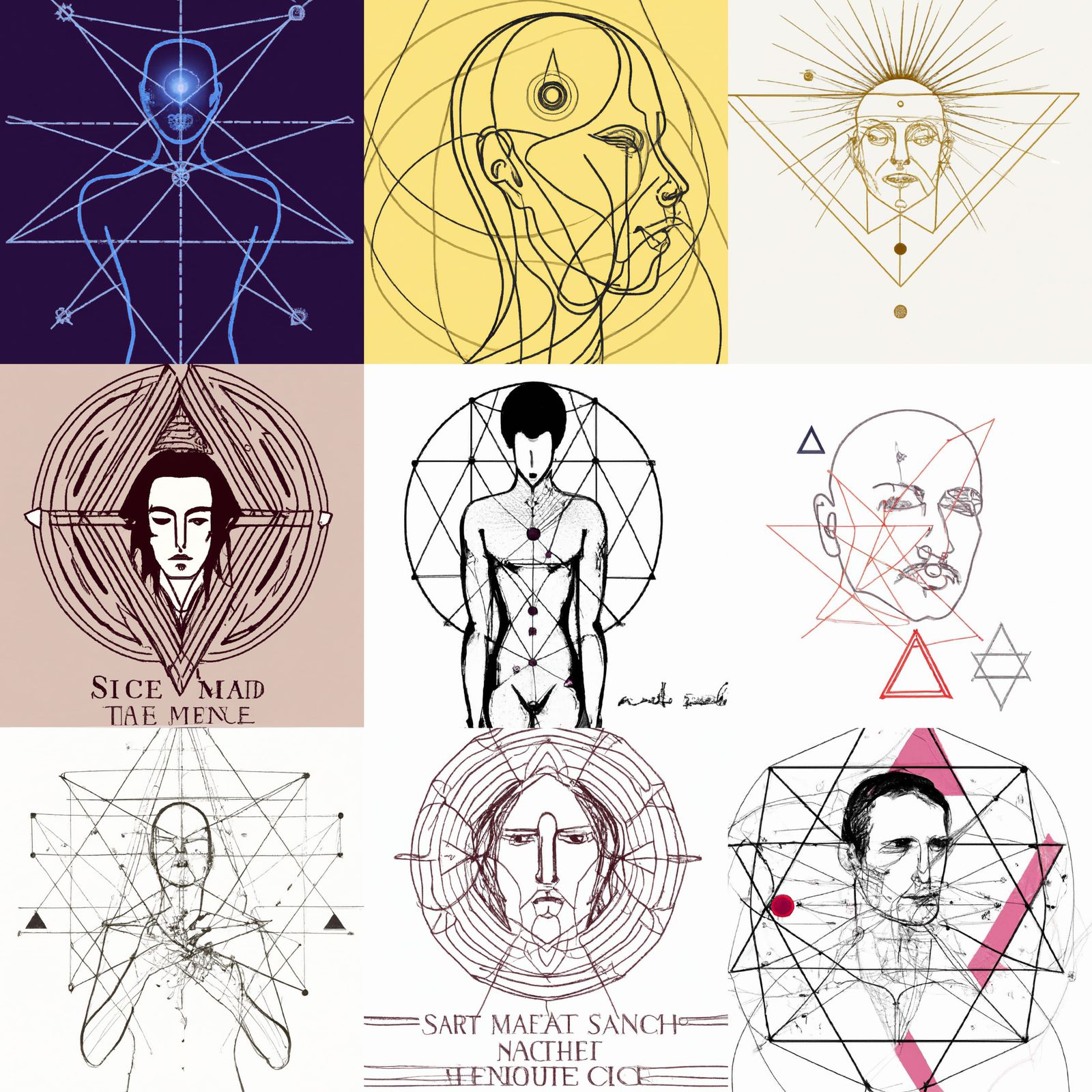 Sacred Geometry: The Perfect Androgynous Figure