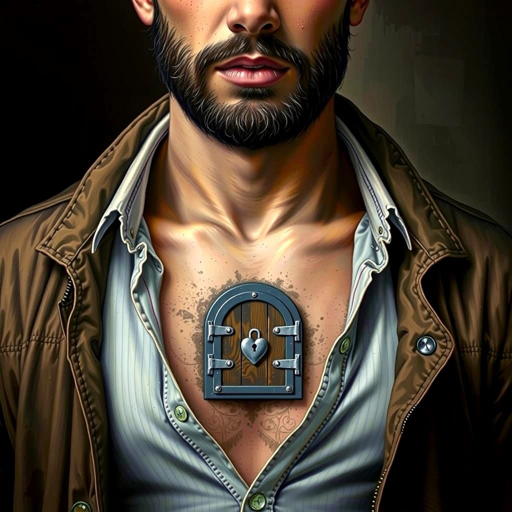 Macho Man Portrait Inspired by Vermeer