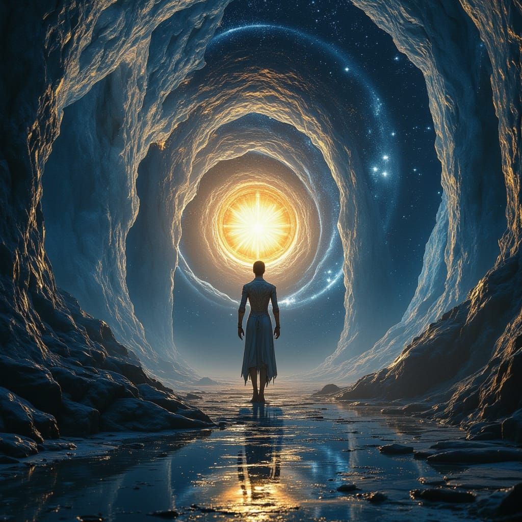 Nostalgic Portal: Reflective Center of the Universe