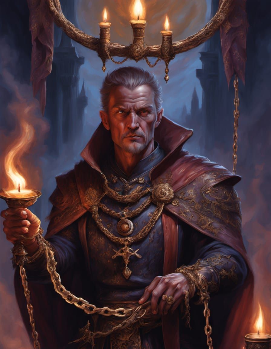 Golden Chains Bind the Warlock of Waukeen