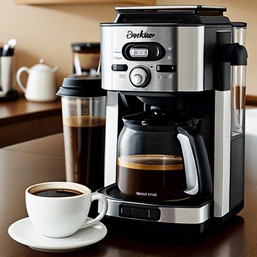 Coffee Art: AI Interpretation of "Coffee"