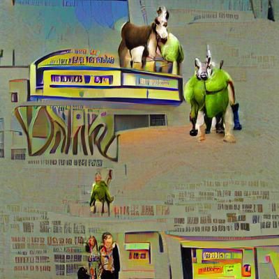 Shrek and Donkey at the Cinema