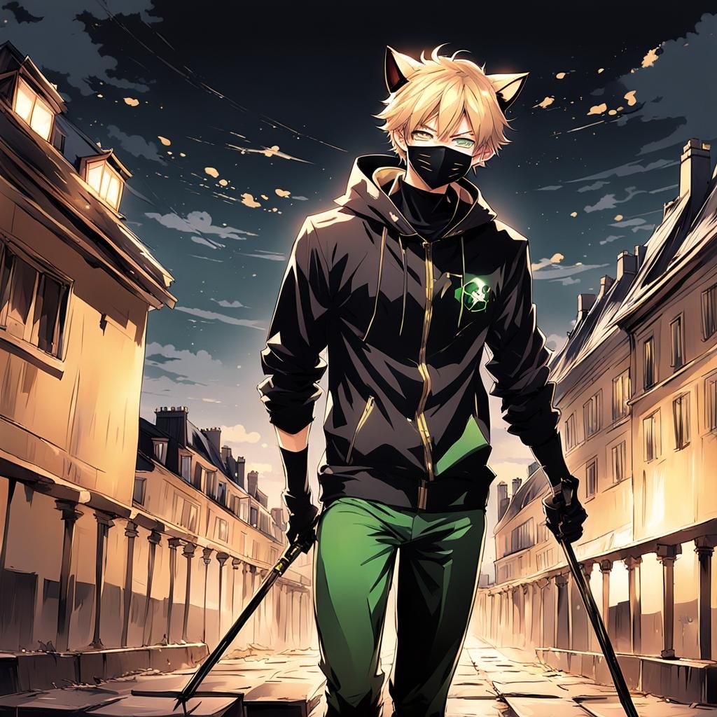 Mouth Mask Chat Noir