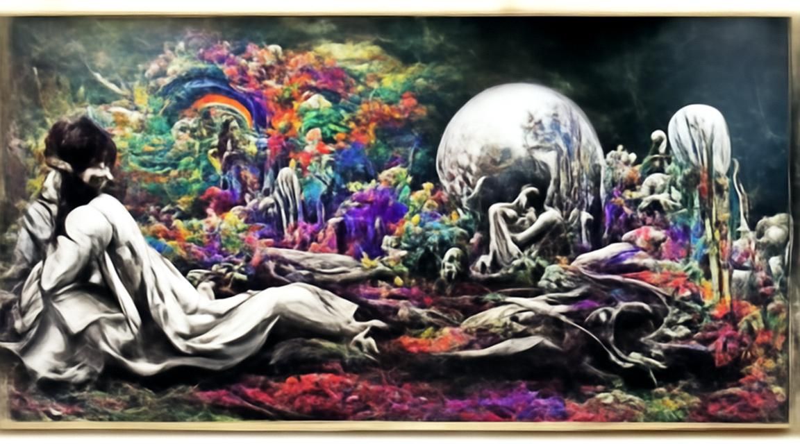 psychedelic art romanticism surrealism 1900s photograph futuristic Gustave Doré Bernie Wrightson