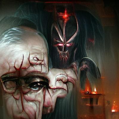 Sinister Cabal's Downfall: Gothic Art