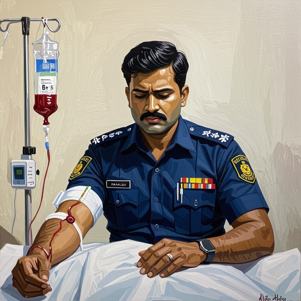 Constable Manjunath: Dramatic Blood Donation Scene